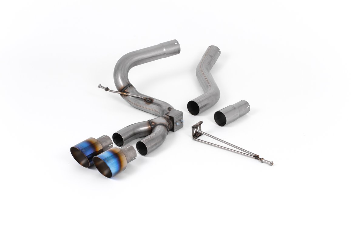 Ford Focus MK3 ST Diesel – sistema de escape cat-back con colas GT-100 de titanio quemado