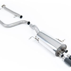 Ford Fiesta MK7/7.5 ST 1.6 – Non-Resonated (Louder) Cat-Back Exhaust System with Carbon Jet-80 Trims