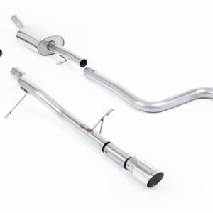 Ford Fiesta MK8 1.0T ST Line (Non GPF Models) – Non-Resonated (Louder) Cat-Back Exhaust System with GT-90 Polished Trim