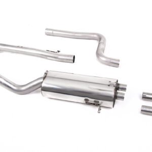 Ford Fiesta MK7 ST 1.6 – Non-Resonated (Louder) Cat-Back Exhaust System with with GT-80 Polished Trims