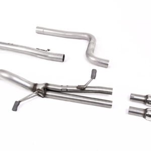 Ford Fiesta MK7 ST 1.6 – Straight Through (Loudest) Cat-Back Exhaust System with GT-80 Polished Trims