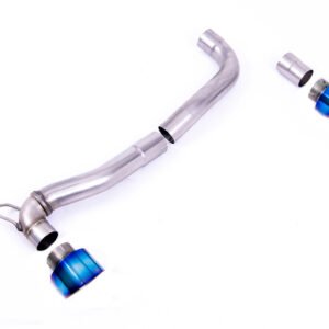 Ford Fiesta MK8/8.5 ST 1.5 – Maxton Designs doble salida kit de mejora con colas GT-100 de titanio quemado