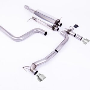 Ford Fiesta MK8/8.5 ST 1.5 – desde GPF Maxton Designs doble salida sistema con colas GT-100 de titanio