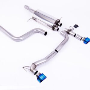 Ford Fiesta MK8/8.5 ST 1.5 – desde GPF Maxton Designs doble salida sistema con colas GT-100 de titanio quemado