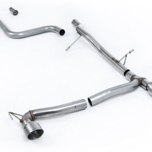 Ford Fiesta MK8 1.0T ST Line (doble salida) – desde GPF/OPF no resonado (más sonido) con titanio cepillado colas GT-100