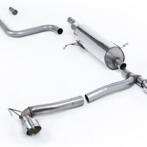 Ford Fiesta MK8 1.0T ST Line (doble salida) – desde GPF/OPF resonado con colas GT-100 pulidas