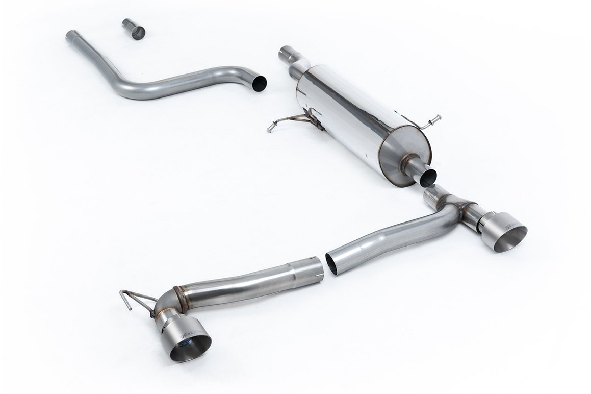 Ford Fiesta MK8 1.0T ST Line (doble salida) – desde GPF/OPF resonado con titanio cepillado colas GT-100