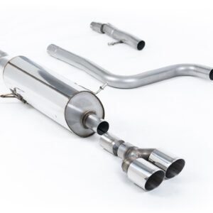 Ford Fiesta MK8 1.0T ST Line (modelos con GPF) – resonado desde GPF/OPF con ST estilo colas dobles GT-90 pulidas