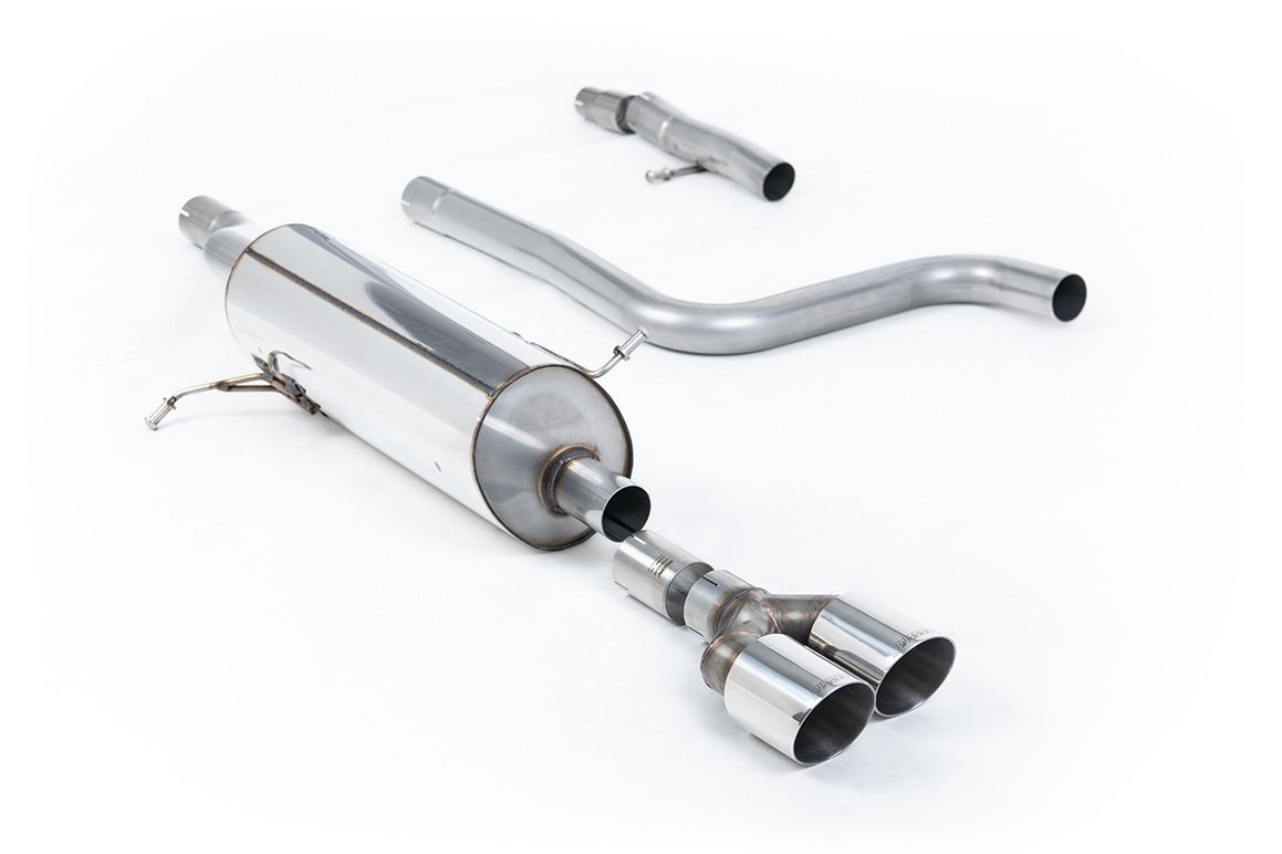 Ford Fiesta MK8 1.0T ST Line (modelos con GPF) – resonado desde GPF/OPF con ST estilo colas dobles GT-90 pulidas