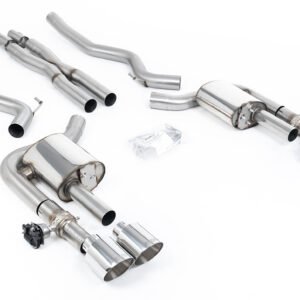 Ford Mustang 5.0 V8 Dark Horse/Mach 1 – Active con válvulas cat-back con X-Pipe y colas pulidas