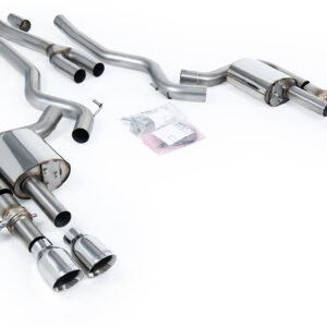 Ford Mustang 2.3 (S650 Fastback) – con válvulas no resonado cat-back con colas pulidas