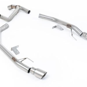 Ford Ranger 2.0 Bi-Turbo Diesel – Axle Back with Brushed Titanium Tips