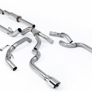 Ford F150 5.0 V8 Supercrew – Race Part-Resonated (Louder) Cat-back with Dual Polished Tips
