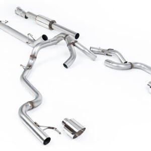 Ford F150 5.0 V8 Supercrew Tremor – Race Part-Resonated (Louder) Cat-back with Dual Polished Tips