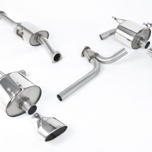 Honda S2000 AP2 – Twin Rear Silencer with Polished Tips