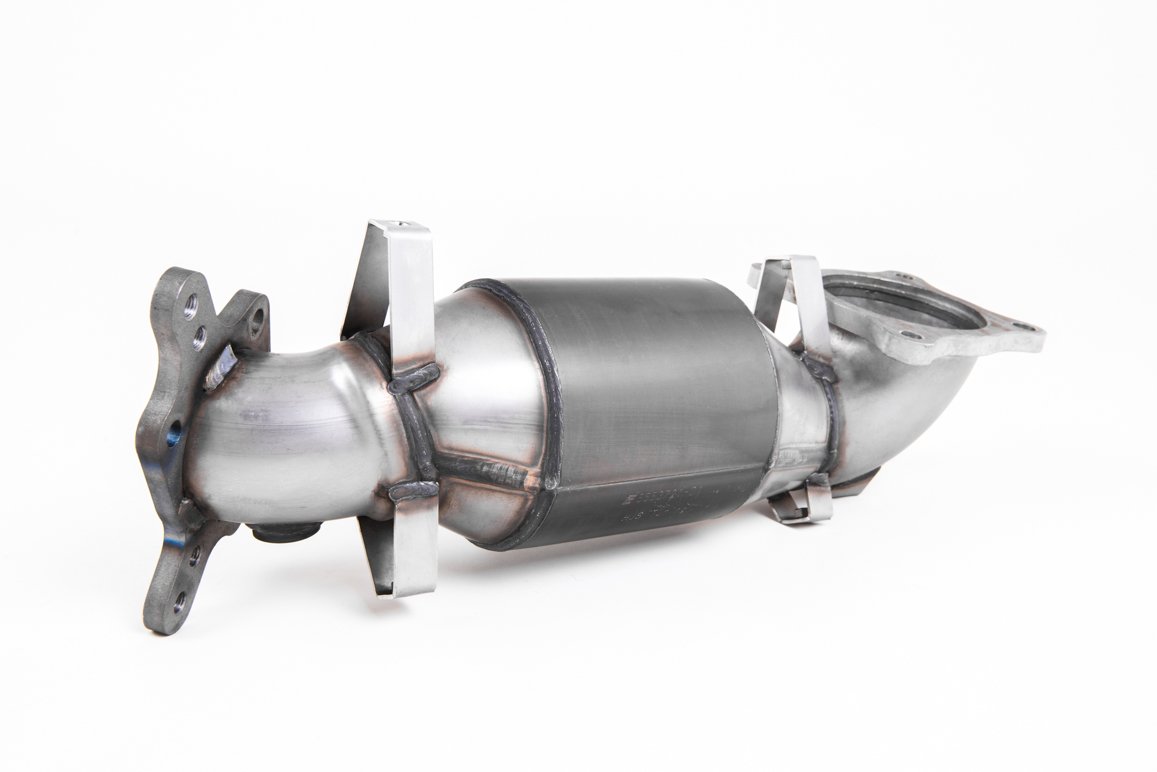 Honda Civic Type R FL5/FK8 Integra Type S DE5 – Downpipe fundido de acero inoxidable con Hi-Flow Sports Catalysts