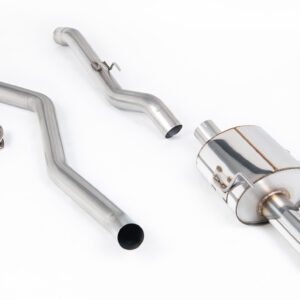 Honda Integra DC5 Type R – no resonado cat-back (más sonido) con pared simple 3.5′ cola pulida
