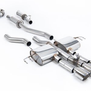 Honda Integra DE5 Type S – resonado (más discreto) cat-back con 3 x colas GT-115 pulidas