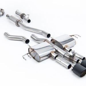Honda Integra DE5 Type S – resonado (más discreto) cat-back con 3 x colas JET-115 de carbono