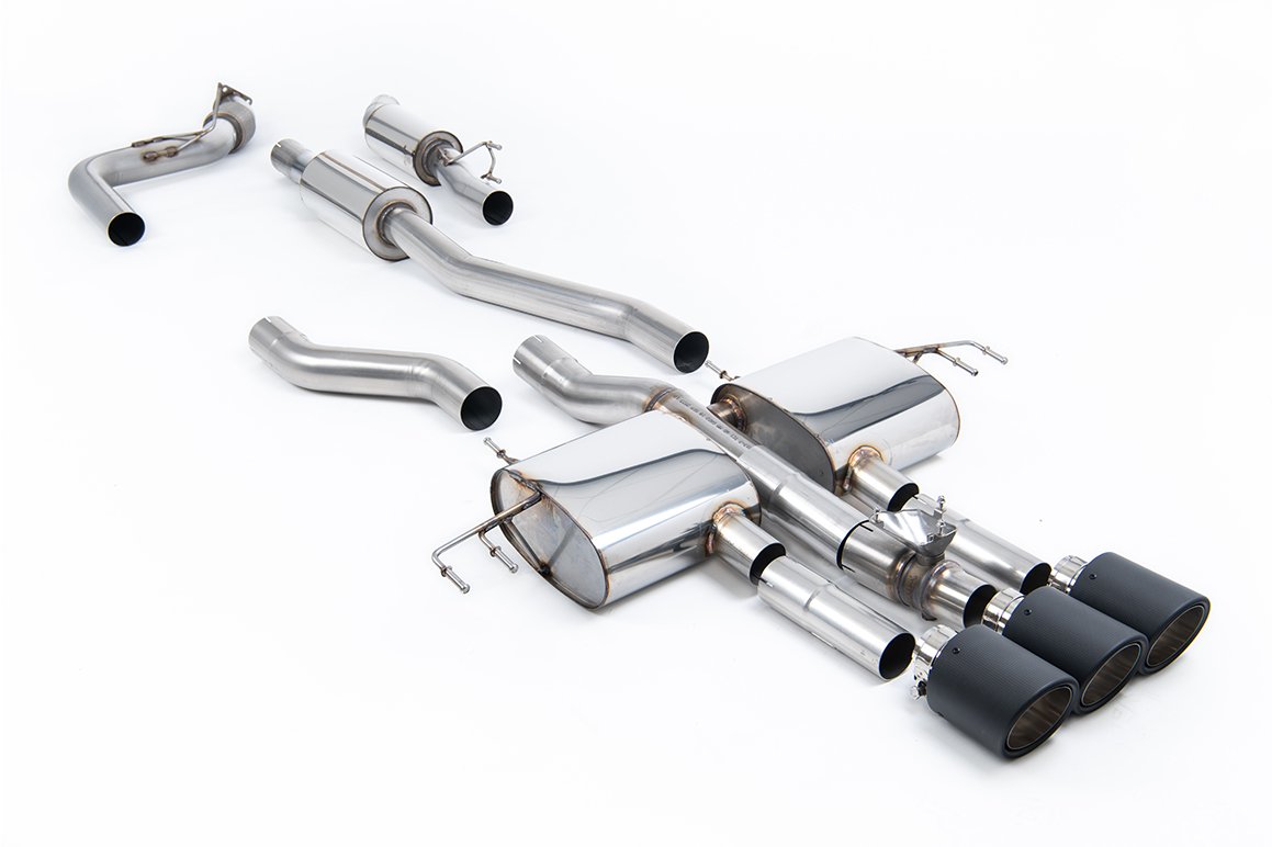 Honda Integra DE5 Type S – resonado (más discreto) cat-back con 3 x colas JET-115 de carbono
