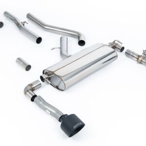 Hyundai/Kia Kona N (modelos con GPF) – desde OPF/GPF (con válvulas) con colas GT-139 negras Cerakote para Kona N 280PS