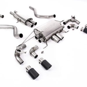 Land Rover Defender 90 5.0 V8 (modelos con GPF) – resonado (más discreto) desde GPF/OPF sistema con válvulas y colas cuádruples JET-90 de carbono