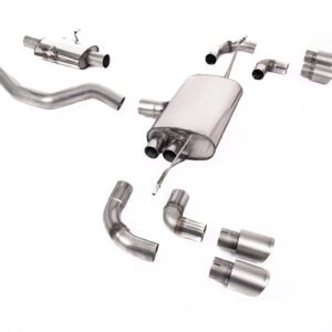 Land Rover Defender 90 2.0L P300/P400e – sistema desde OPF/GPF resonado (más discreto) con colas GT-90 de titanio