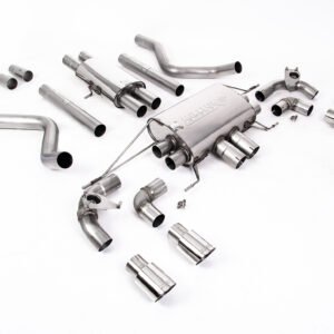 Land Rover Defender 110 5.0 V8 (NAS modelos sin GPF) – sistema cat-back con válvulas y colas pulidas – resonado