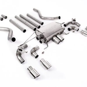 Land Rover Defender 110 5.0 V8 (NAS modelos sin GPF) – sistema cat-back con válvulas y colas pulidas – no resonado (sonido máximo)