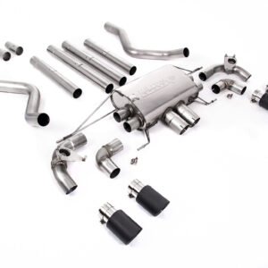 Land Rover Defender 110 5.0 V8 (NAS modelos sin GPF) – sistema cat-back con válvulas y colas de carbono – no resonado (sonido máximo)