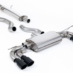 Land Rover Defender 130 3.0 I6 P400 – sistema desde OPF/GPF con colas negras Cerakote
