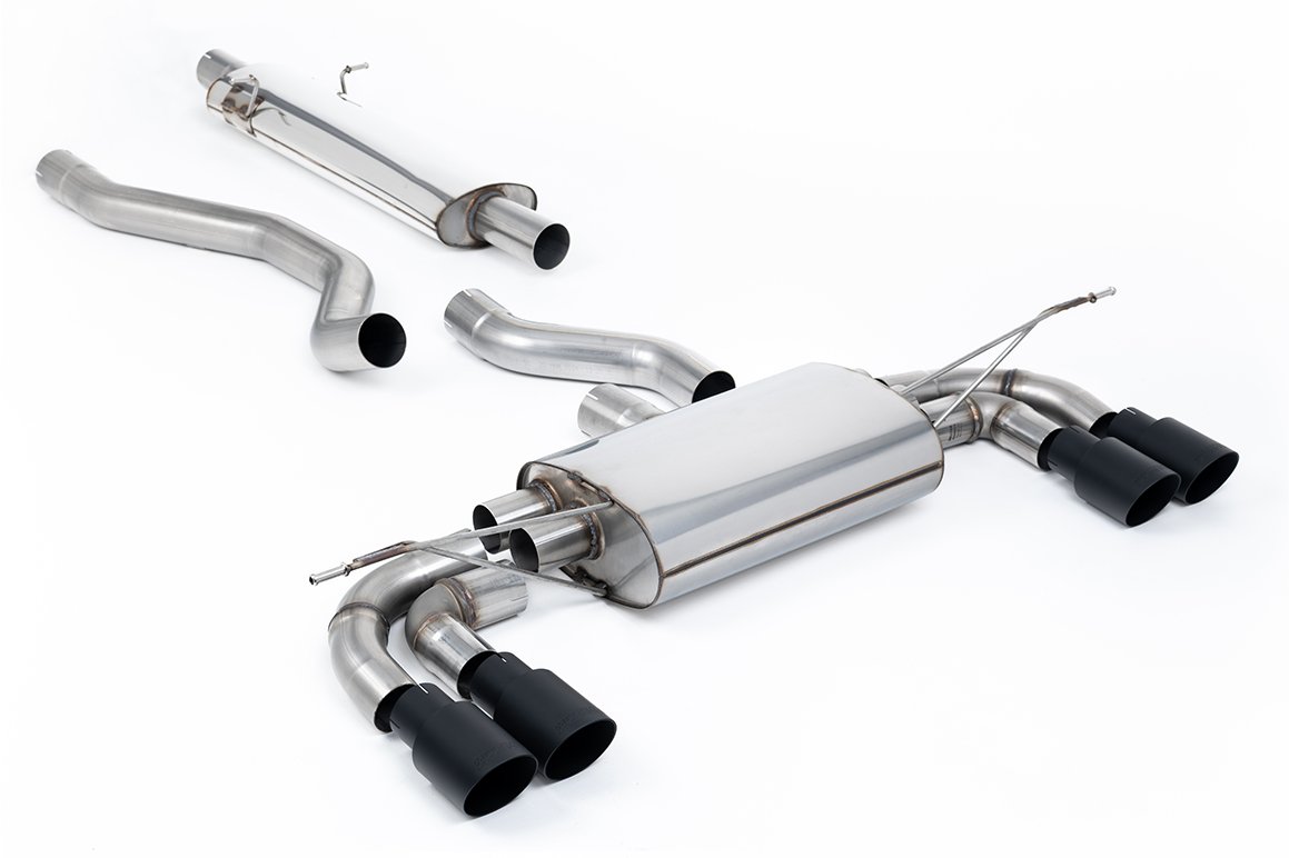 Land Rover Defender 130 3.0 I6 P400 – sistema desde OPF/GPF con colas negras Cerakote