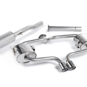 Mini Cooper S R53 – Resonated (Quieter) Cat-Back Exhaust System with Polished Trims