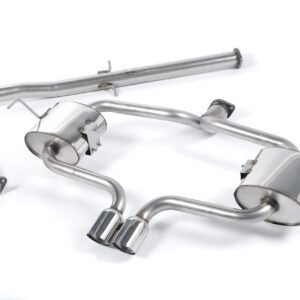 Mini Cooper S R53 – Non-Resonated (Louder) Cat-Back Exhaust System with Polished Trims