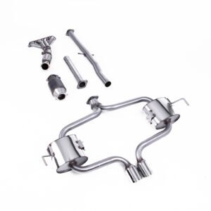 Mini Cooper S R53 – Full Non-Resonated (Louder) Exhaust System with Hi-Flow Sports Catalyst & Polished Trims