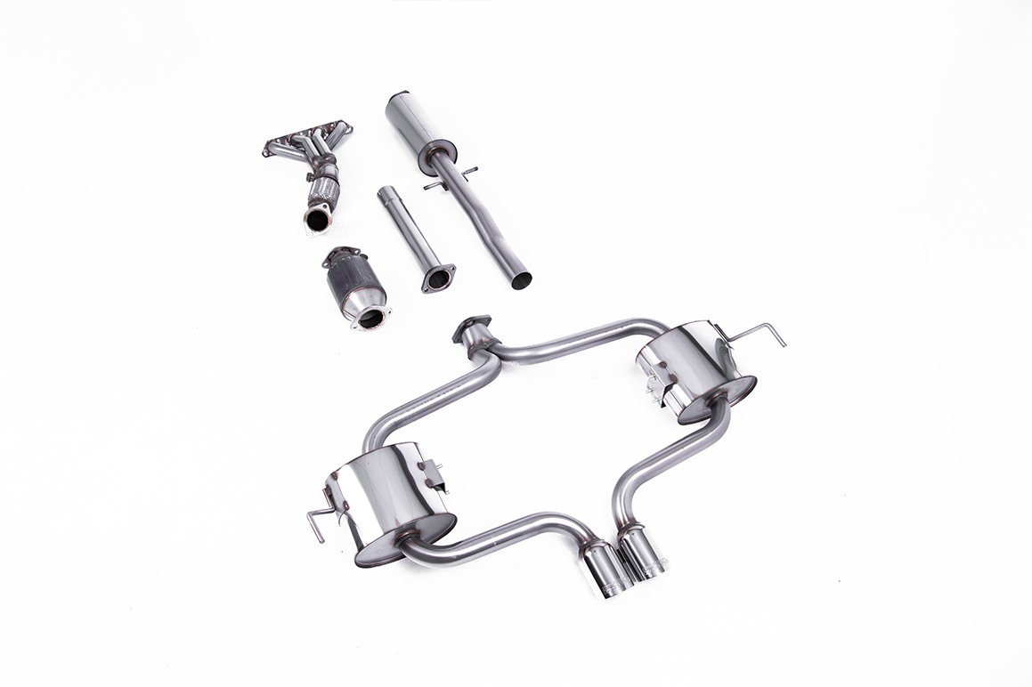 Mini Cooper S R53 – Full Resonated (Quieter) Exhaust System with Hi-Flow Sports Catalyst & Polished Trims