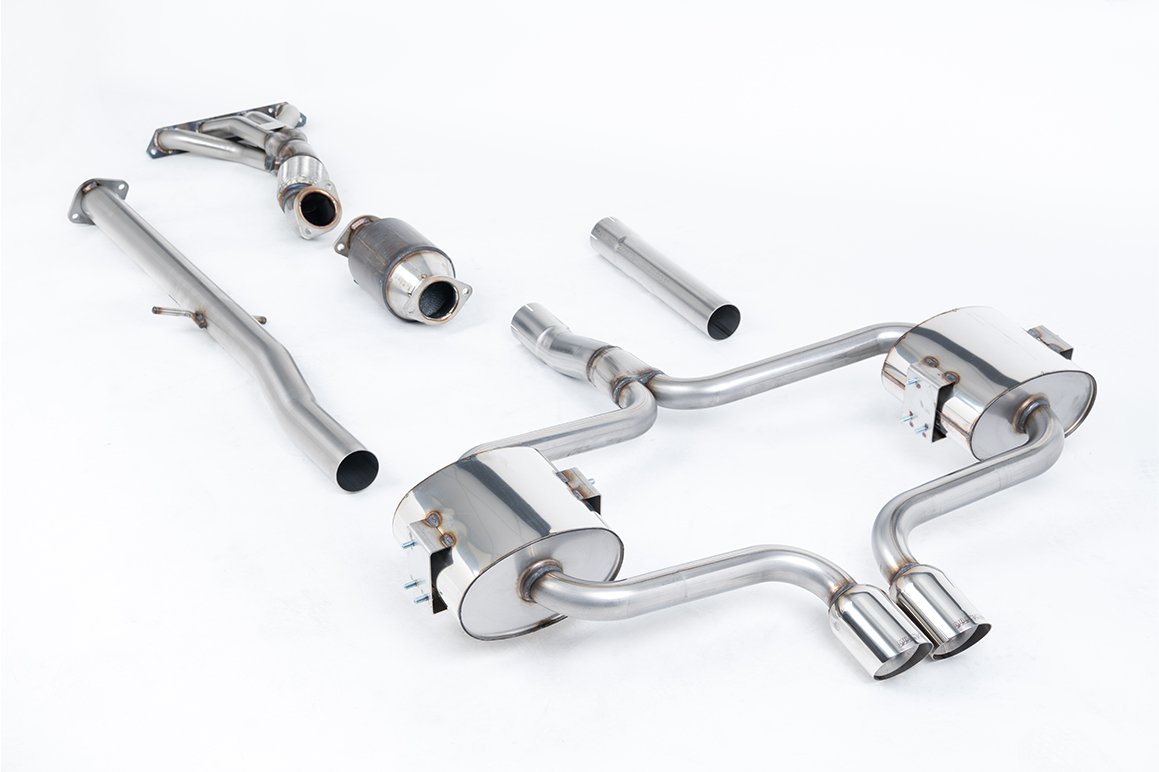 Mini Cooper S R52 – Full Resonated (Quieter) Exhaust System with Hi-Flow Sports Catalyst & Polished Trims