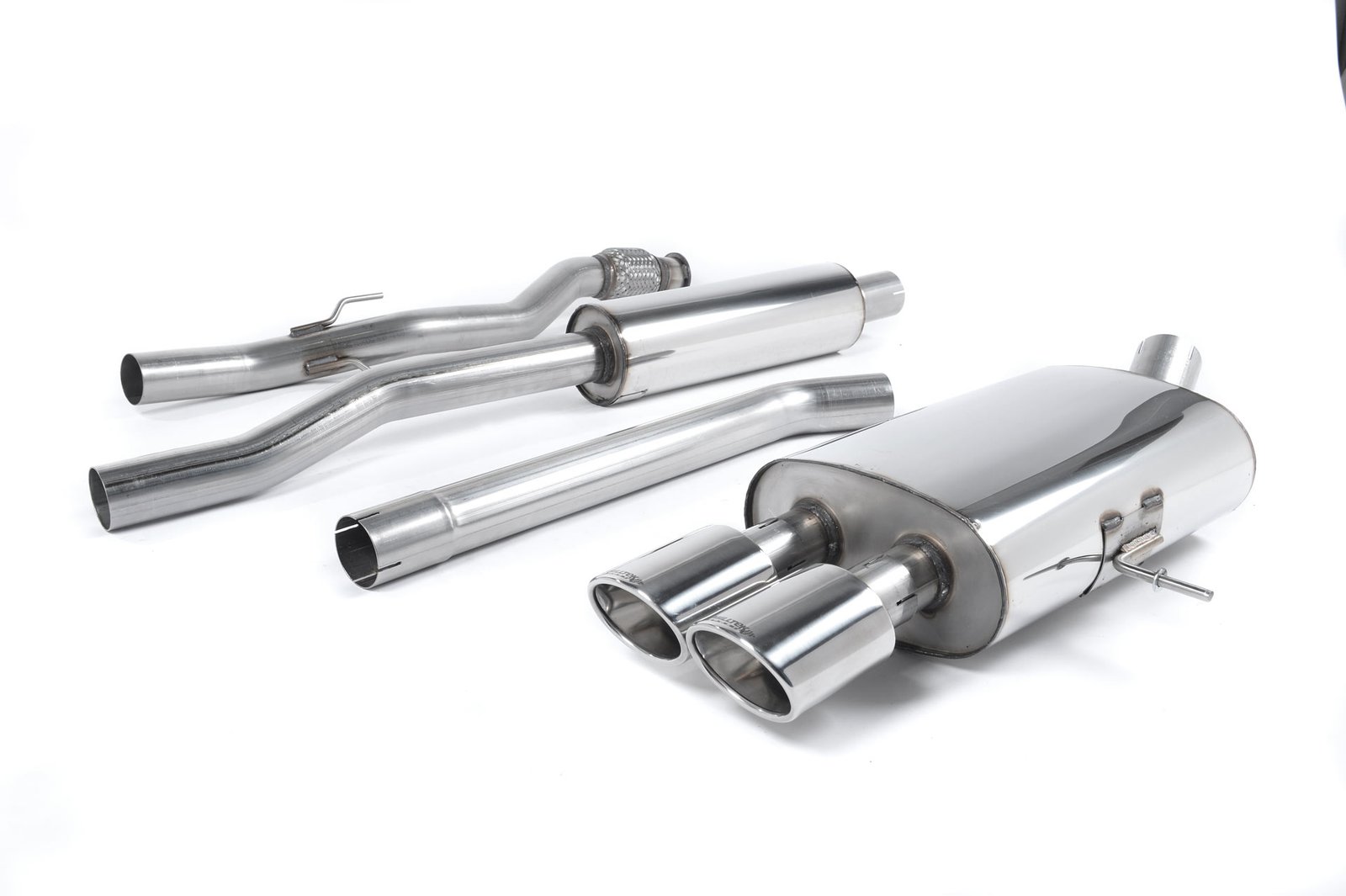 Mini Cooper S R56/R58 – Resonated (Quieter) Cat-Back Exhaust System with Twin Oval Tailpipes