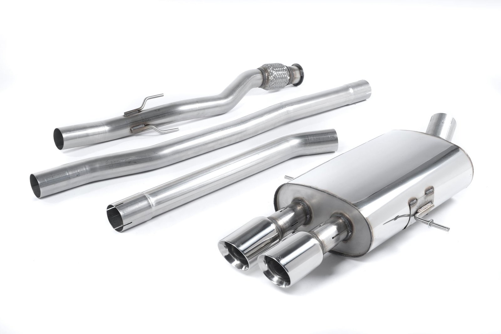 Mini Cooper S R56/R58 – Non-Resonated (Louder) Cat-Back Exhaust System with Twin Round Tailpipes