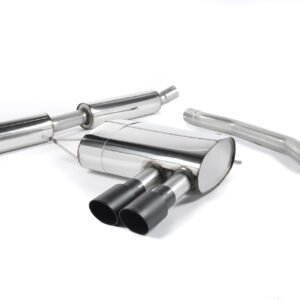 Mini Cooper S F56 – Resonated (Quieter) Cat-Back Exhaust System with Cerakote Black Tips