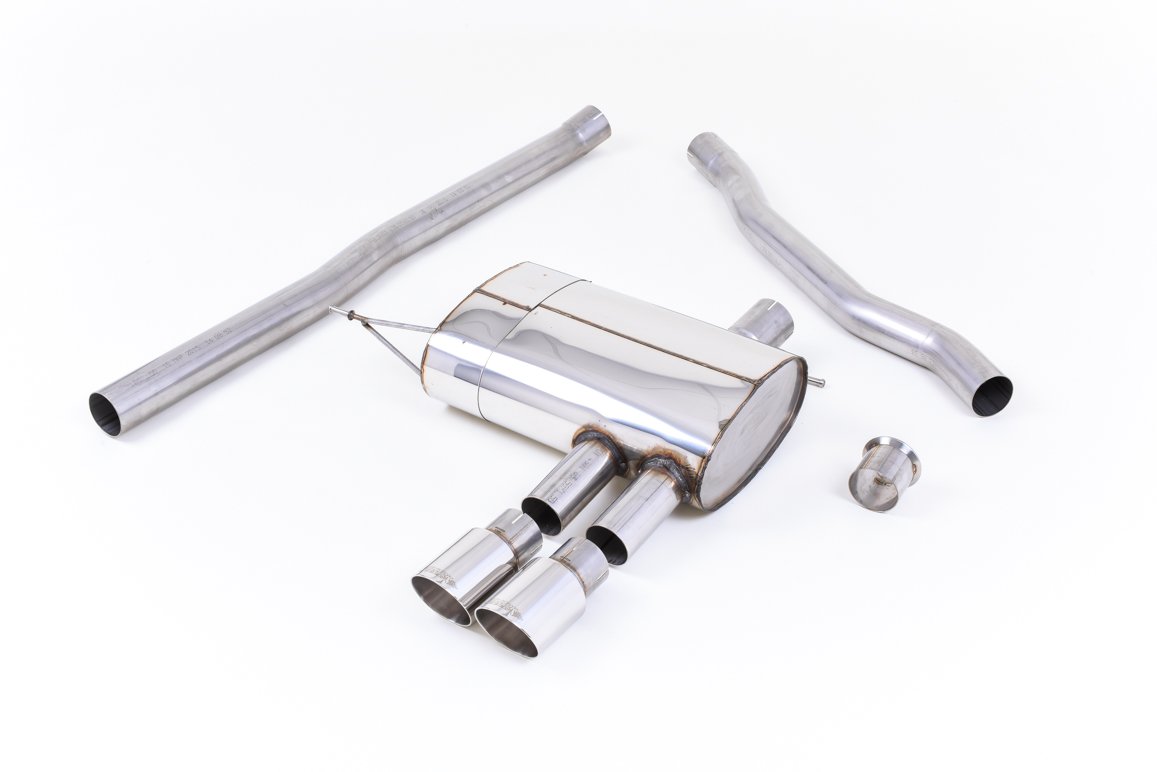 Mini Cooper S F56 – Non-Resonated (Louder) Cat-Back Exhaust System with Polished Tips
