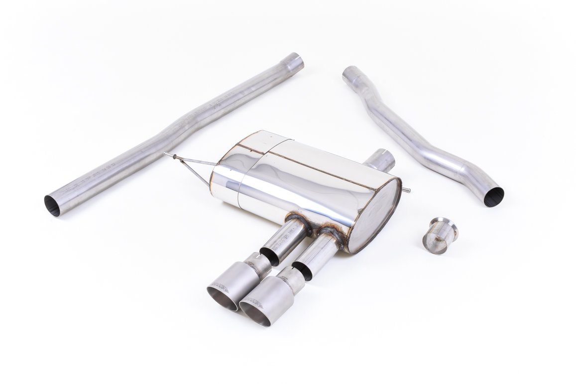 Mini Cooper S F56 – Non-Resonated (Louder) Cat-Back Exhaust System with Titanium Tips