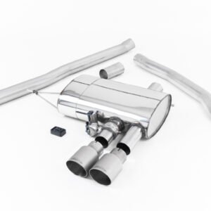 Mini Cooper S F56 – Valved & Non-Resonated (Louder) Cat-Back Exhaust System with Titanium Tips