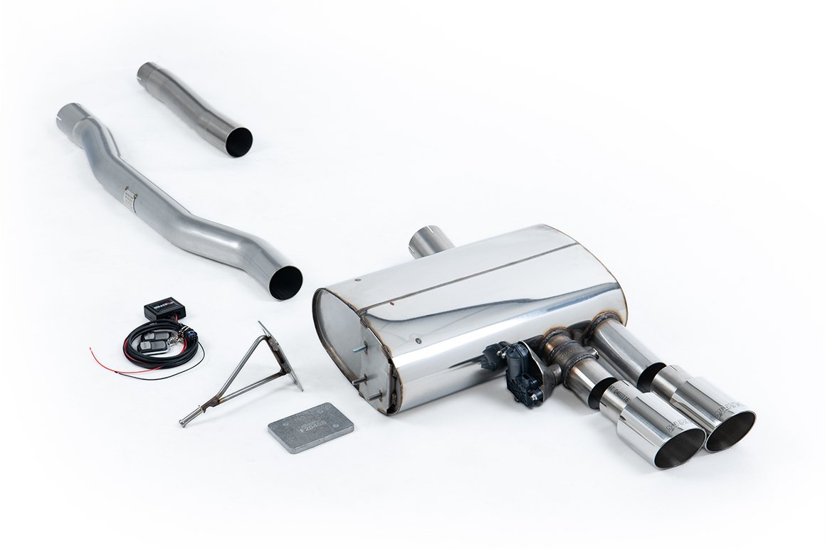 Mini Cooper S F56 (LCI Only) – Valved GPF/OPF Back with Polished GT-90 Trims
