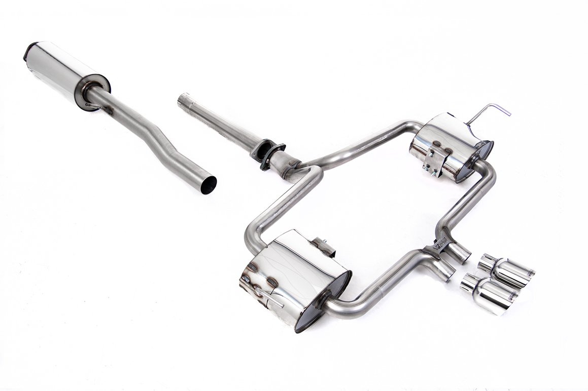 Mini Cooper S R53 – Resonated (Quieter) Cat Back Exhaust System with Polished Trims