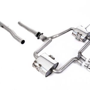Mini Cooper S R53 – Non-resonated (louder) Cat Back Exhaust System with Polished Trims