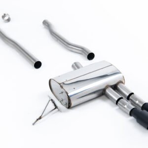 Mini Cooper S F55 – Non-Resonated (Louder) Cat-Back with Cerakote Black Tips