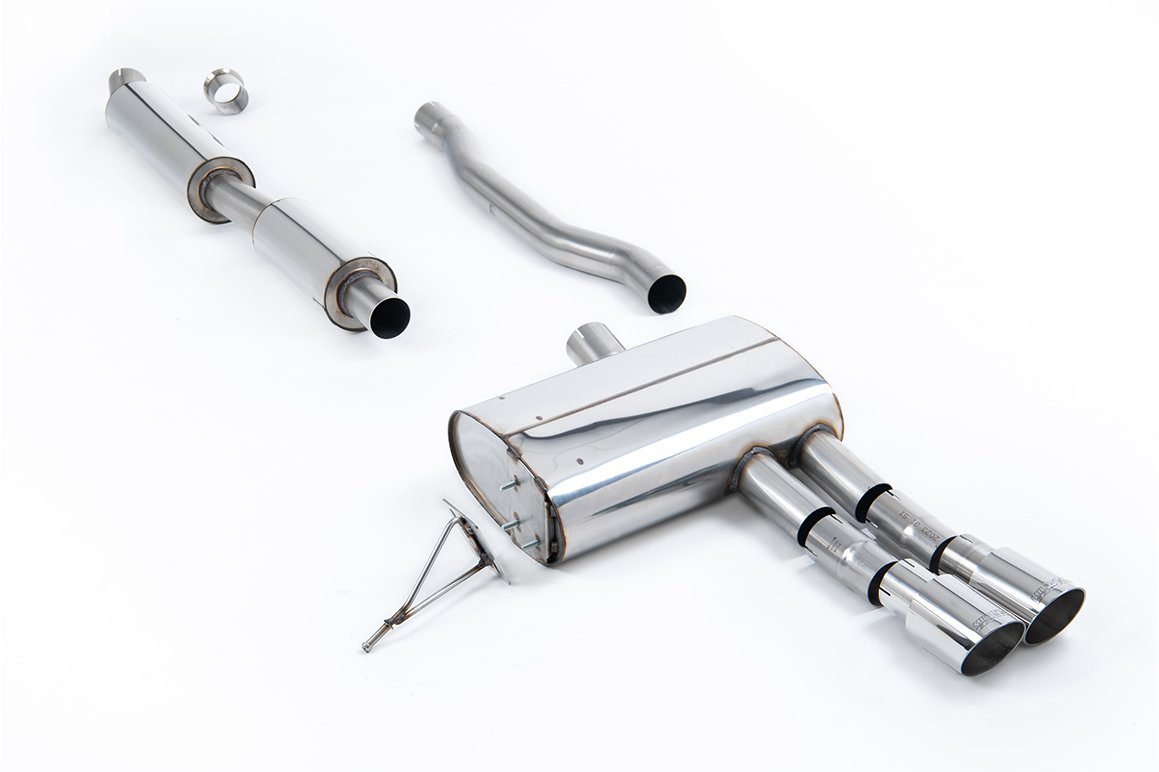 Mini Cooper S F55 – Resonated (Quieter) Cat-Back with Polished Tips