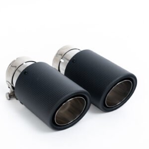 Mini Cooper S F55 – escape cat-back resonado (sonido más discreto) con salidas de carbono