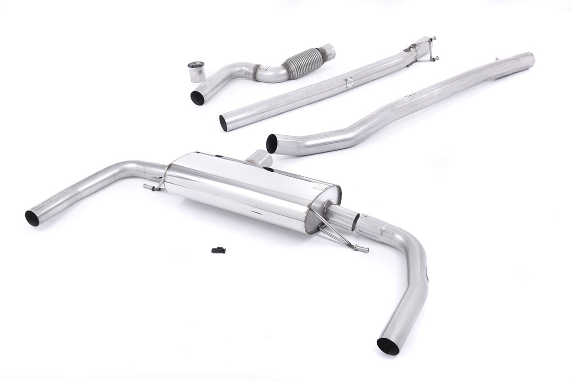 Mercedes CLA45 AMG – Non-Valved & Non-Resonated (Louder) Cat-Back Exhaust System – Uses OE Trims